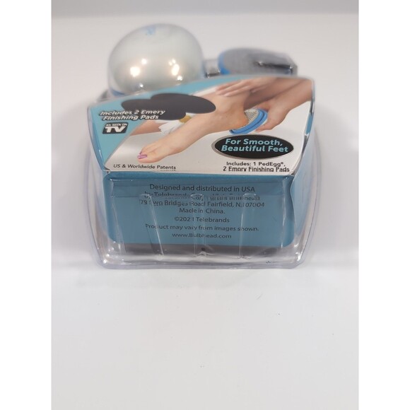 PedEgg Classic Callus Remover As Seen On TV Calluses Dry Skin Emery Pad NEW - Picture 2 of 5